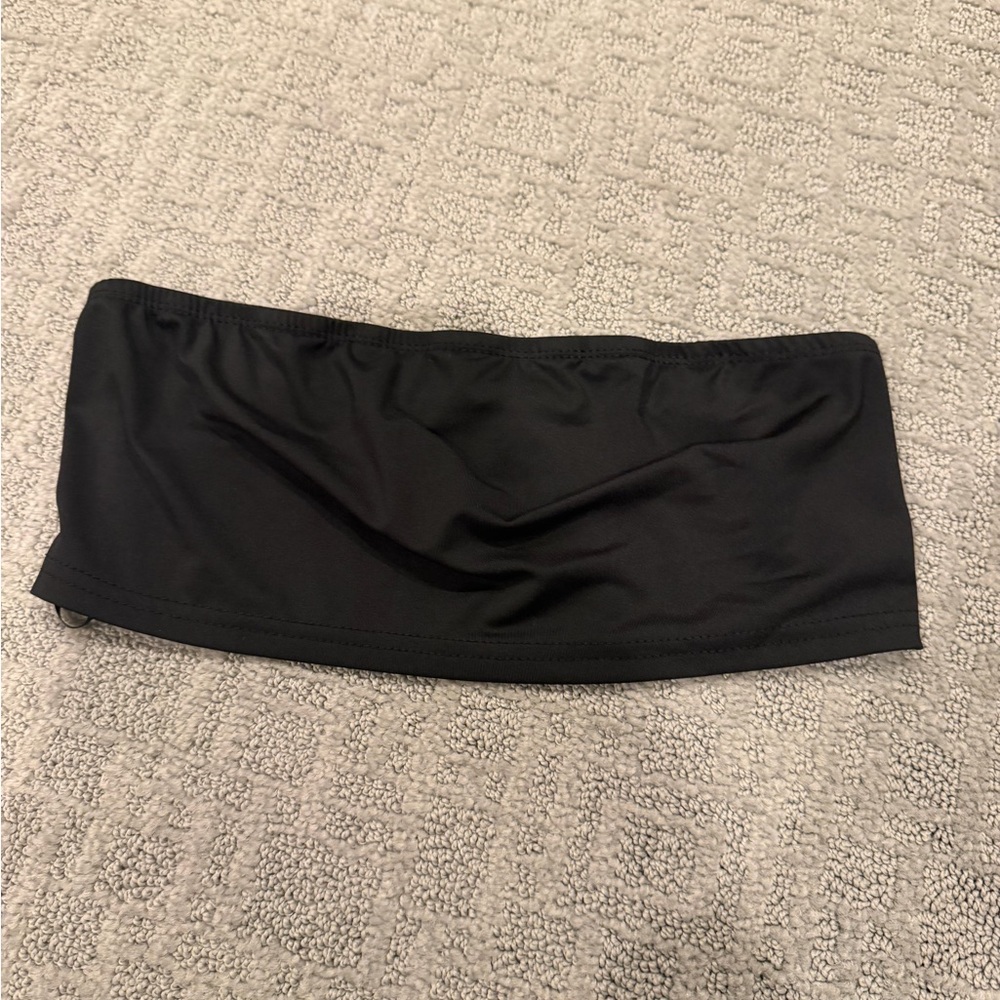 SHEIN Black Petite Bandeau Top
